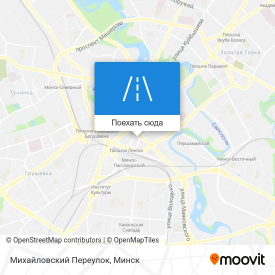 Карта Михайловский Переулок