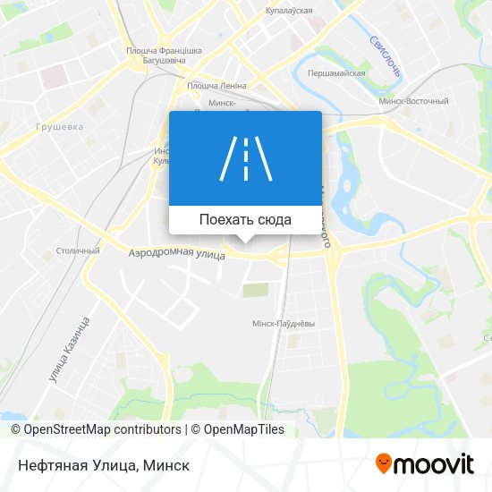 Карта Нефтяная Улица