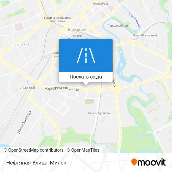Карта Нефтяная Улица