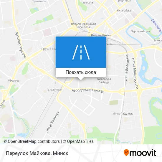 Карта Переулок Майкова