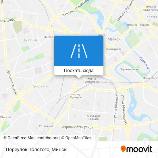 Карта Переулок Толстого