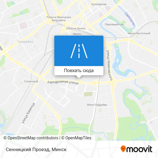 Карта Сенницкий Проезд