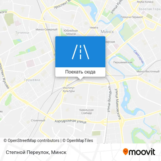 Карта Степной Переулок
