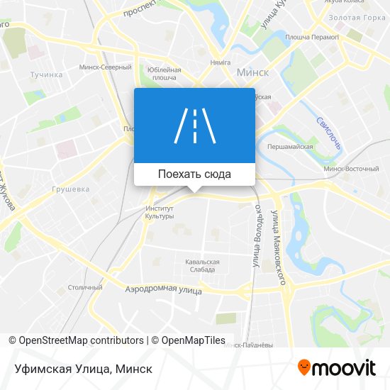 Карта Уфимская Улица