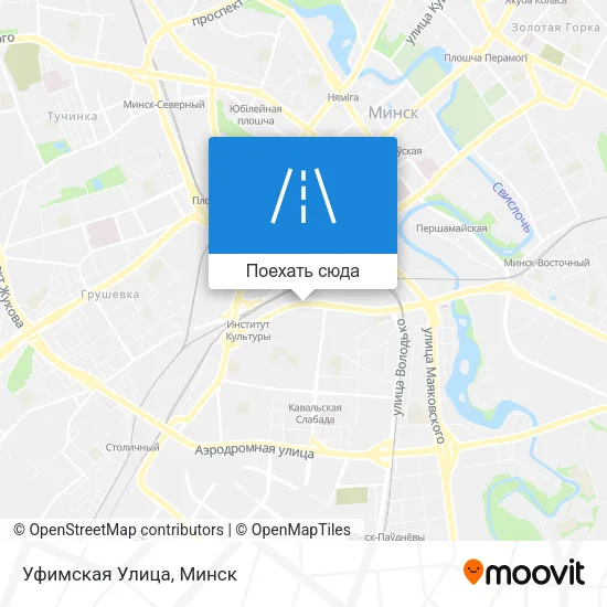 Карта Уфимская Улица