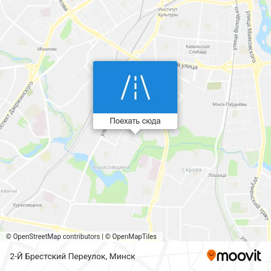 Карта 2-Й Брестский Переулок