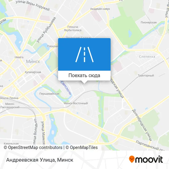 Карта Андреевская Улица