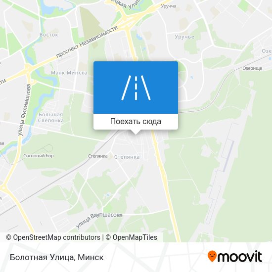 Карта Болотная Улица