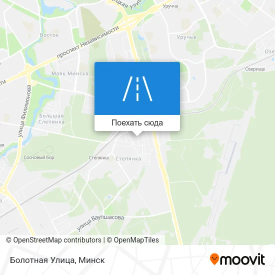 Карта Болотная Улица