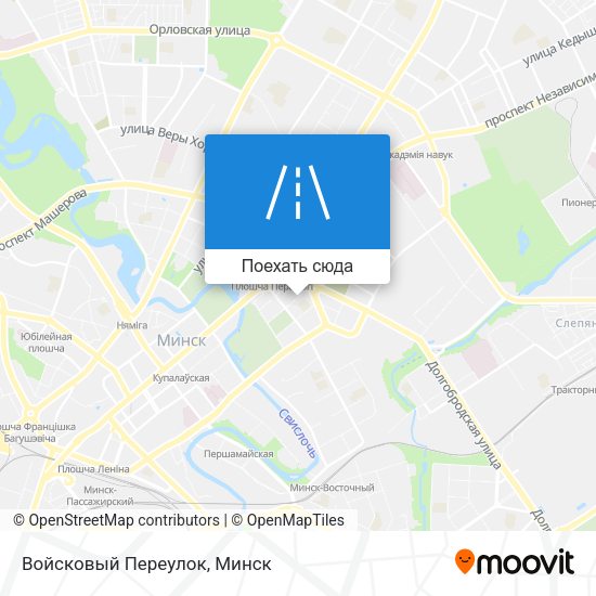 Карта Войсковый Переулок