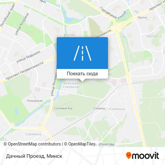 Карта Дачный Проезд