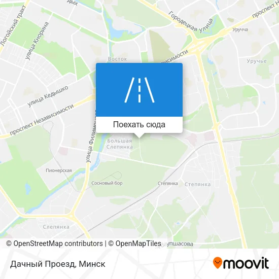Карта Дачный Проезд