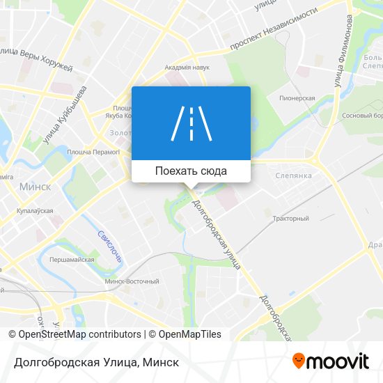 Карта Долгобродская Улица