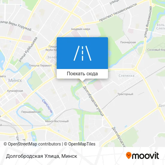 Карта Долгобродская Улица