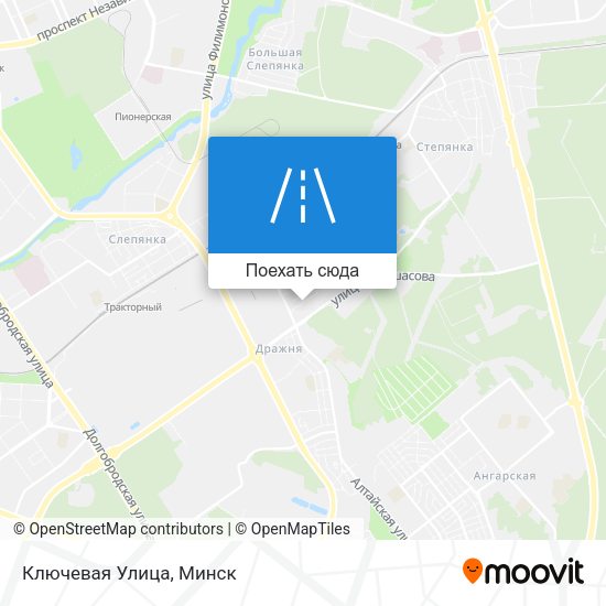 Карта Ключевая Улица