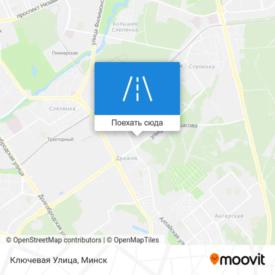 Карта Ключевая Улица