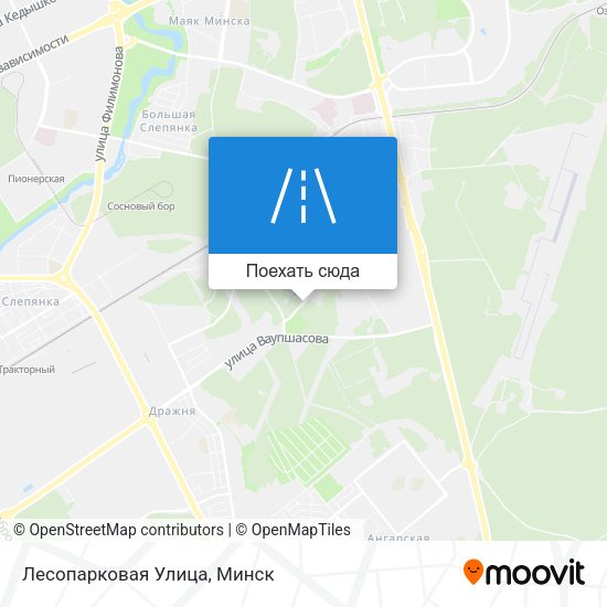 Карта Лесопарковая Улица