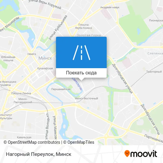 Карта Нагорный Переулок