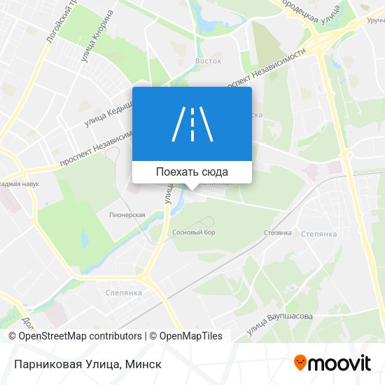 Карта Парниковая Улица