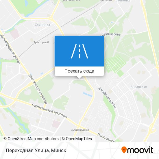 Карта Переходная Улица