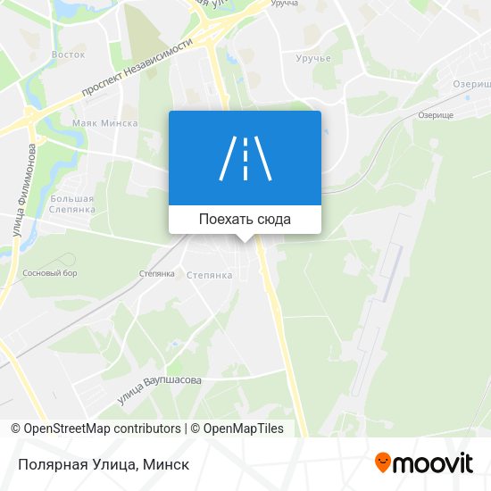 Карта Полярная Улица