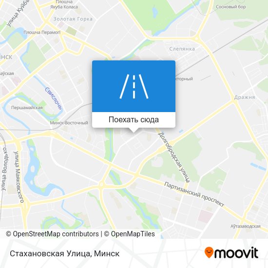 Карта Стахановская Улица