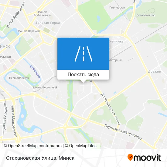 Карта Стахановская Улица