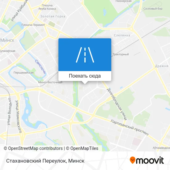 Карта Стахановский Переулок