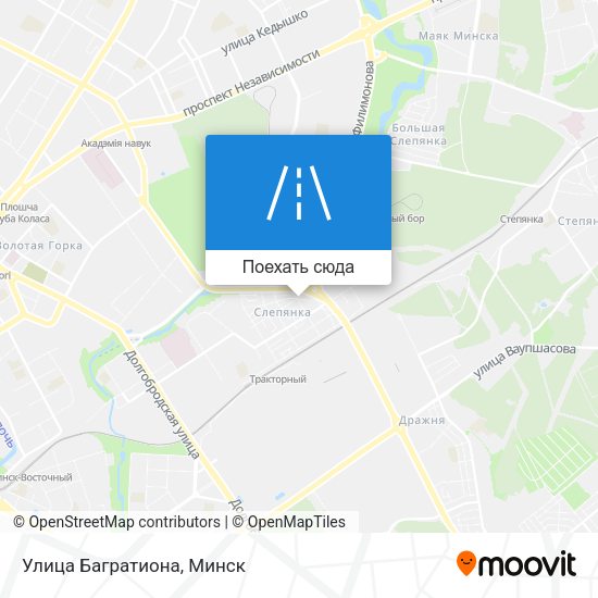 Карта Улица Багратиона