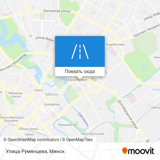 Карта Улица Румянцева