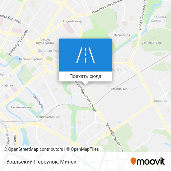 Карта Уральский Переулок