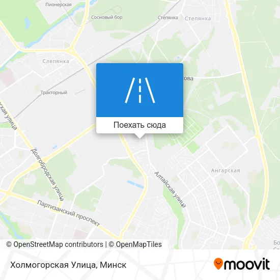 Карта Холмогорская Улица