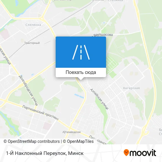 Карта 1-Й Наклонный Переулок