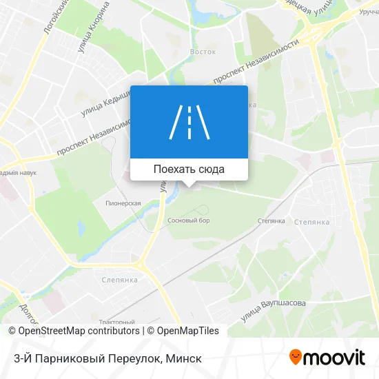 Карта 3-Й Парниковый Переулок