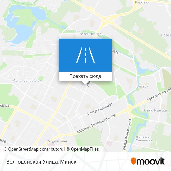 Карта Волгодонская Улица