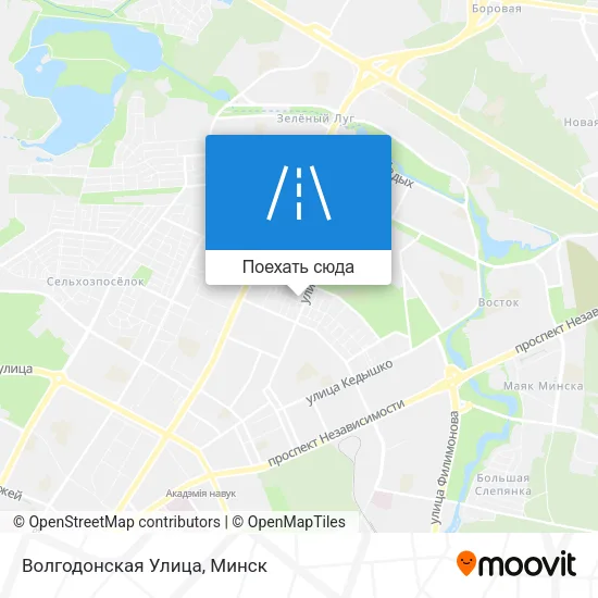 Карта Волгодонская Улица