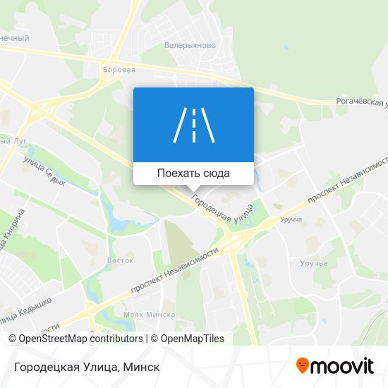 Карта Городецкая Улица