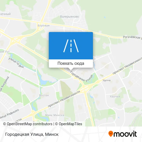 Карта Городецкая Улица