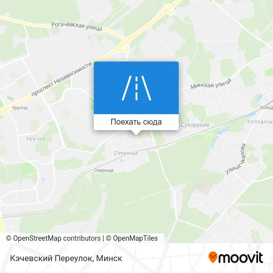 Карта Кэчевский Переулок