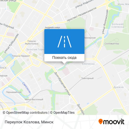 Карта Переулок Козлова