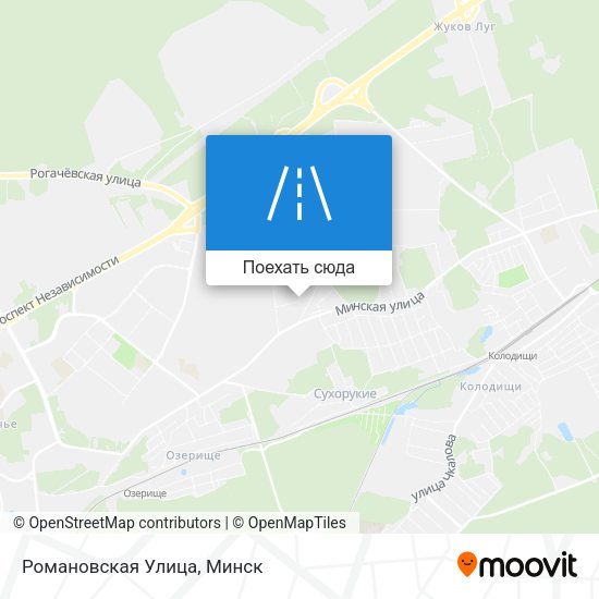 Карта Романовская Улица