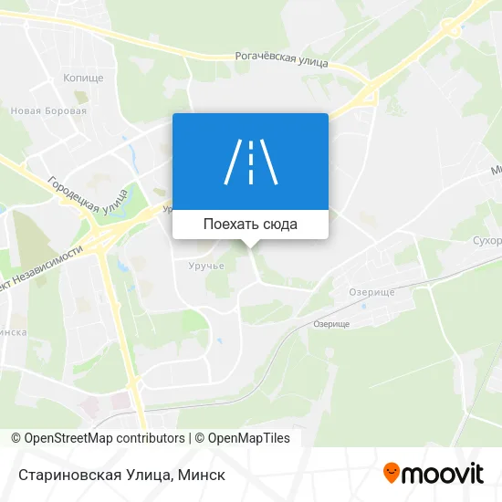 Карта Стариновская Улица
