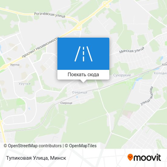 Карта Тупиковая Улица