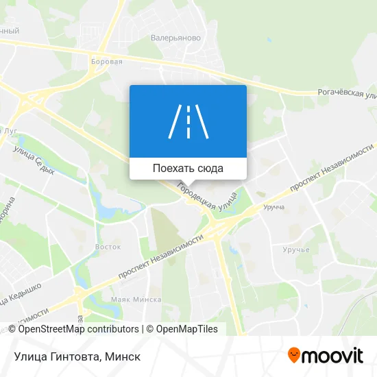Карта Улица Гинтовта