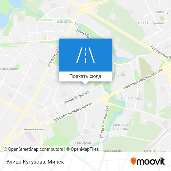 Карта Улица Кутузова