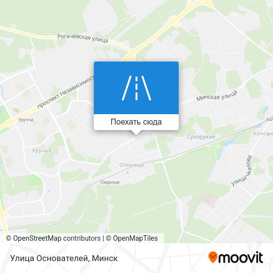 Карта Улица Основателей