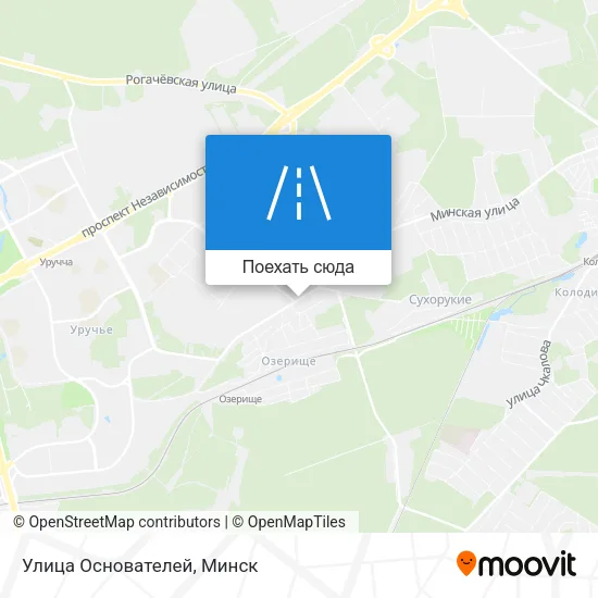 Карта Улица Основателей