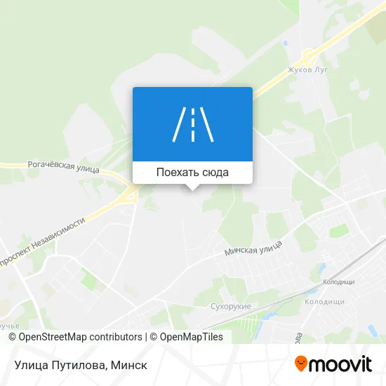 Карта Улица Путилова