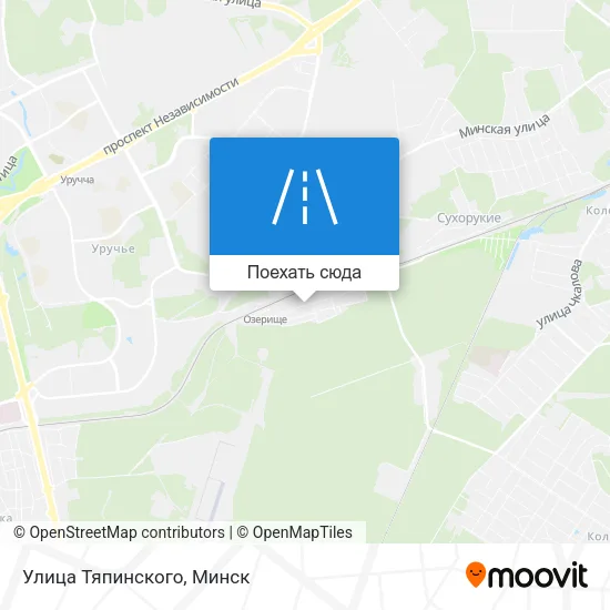 Карта Улица Тяпинского