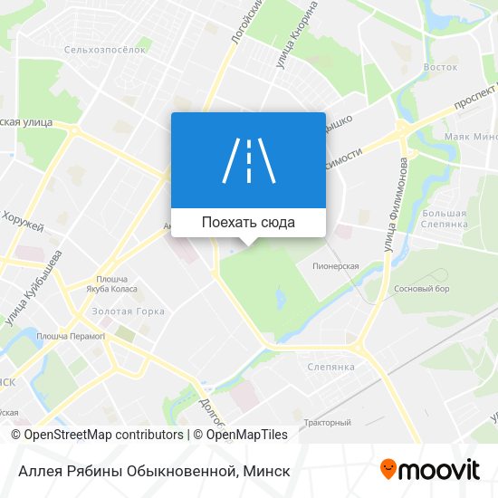 Карта Аллея Рябины Обыкновенной